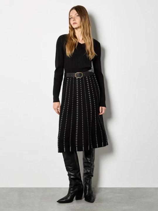 Foto van product Apricot Jurk zwart / wit