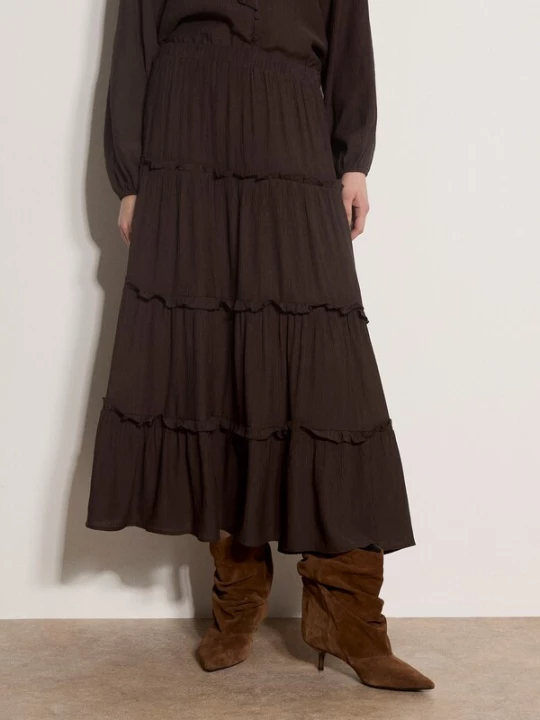 Foto van product Apricot Rok ' ' bruin