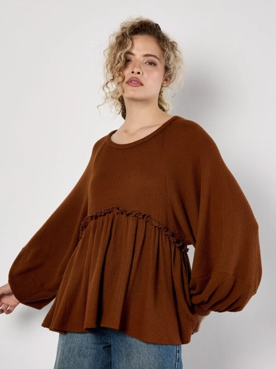 Foto van product Apricot Shirt roestbruin