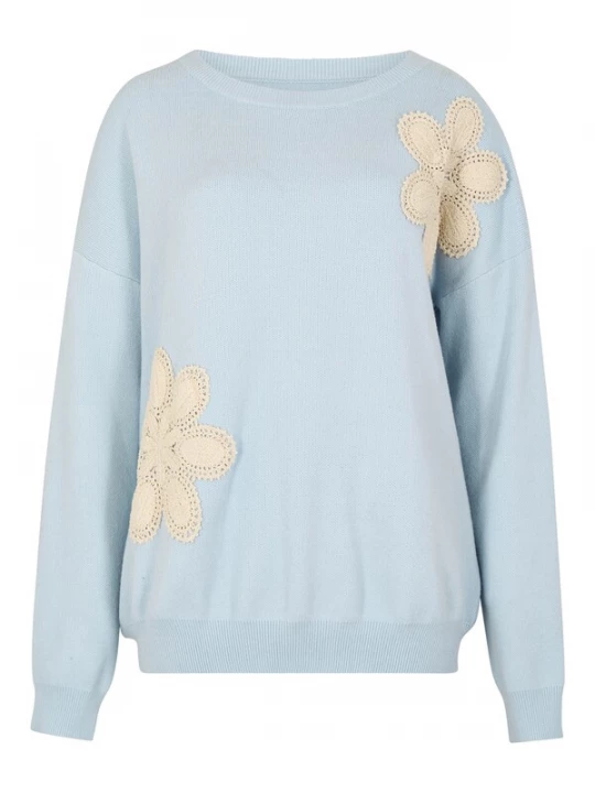 Foto van product Apricot Trui blauw / natuurwit