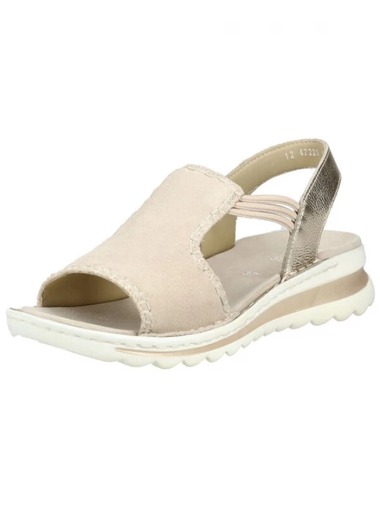 Foto van product ARA Sandaal beige / zilver