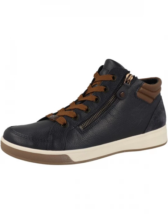Foto van product ARA Sneakers hoog donkerblauw / donkerbruin