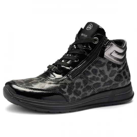 Foto van product ARA Sneakers hoog 'Osaka' antraciet / zwart