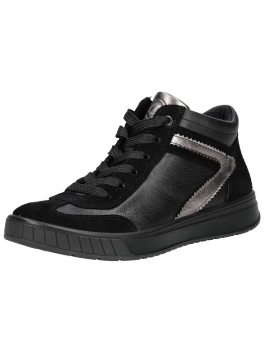 Foto van product ARA Sneakers hoog zwart / zilver