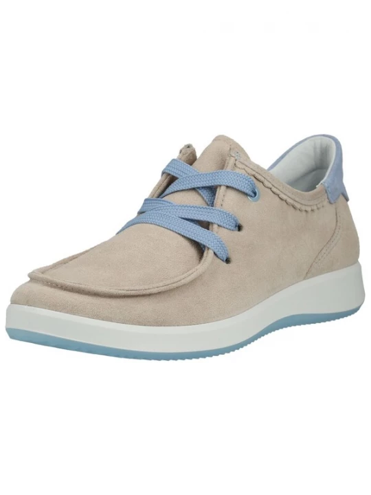 Foto van product ARA Veterschoen beige / pastelblauw