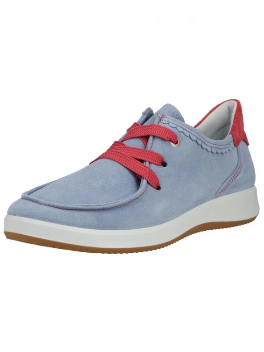 Foto van product ARA Veterschoen smoky blue / rood