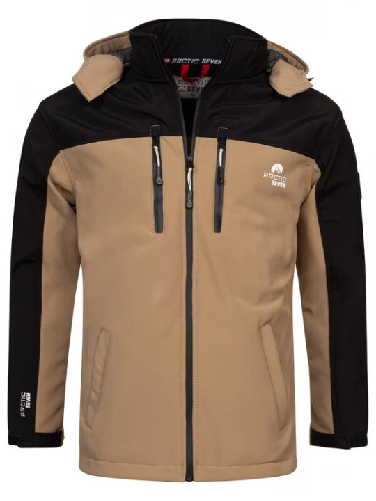 Foto van product Arctic Seven Functionele jas donkerbeige / zwart