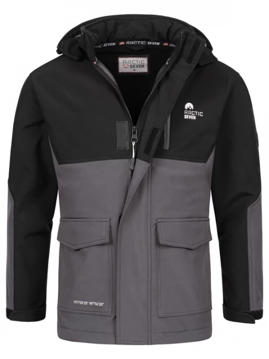 Foto van product Arctic Seven Functionele jas donkergrijs / zwart