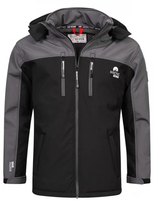 Foto van product Arctic Seven Functionele jas donkergrijs / zwart / wit