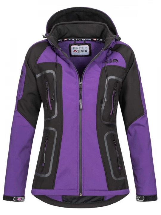 Foto van product Arctic Seven Functionele jas donkerlila / zwart