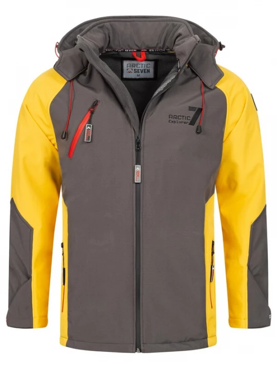 Foto van product Arctic Seven Functionele jas geel / donkergrijs