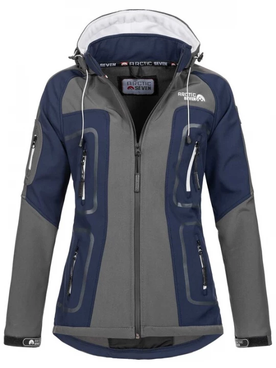 Foto van product Arctic Seven Functionele jas navy / grijs / wit