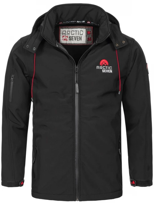 Foto van product Arctic Seven Functionele jas rood / zwart / wit