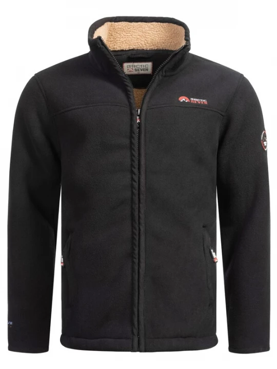 Foto van product Arctic Seven Funktionele fleece-jas 'Zeroo' rood / zwart / wit