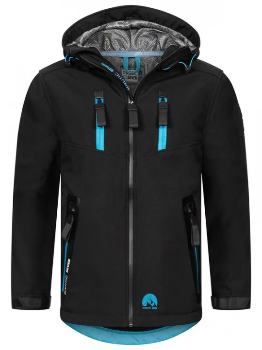 Foto van product Arctic Seven Outdoorjas 'AS306' blauw / zwart