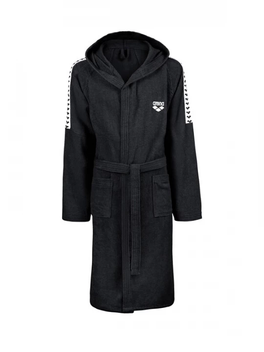 Foto van product ARENA Sport badjas 'TEAM STRIPE' zwart / wit