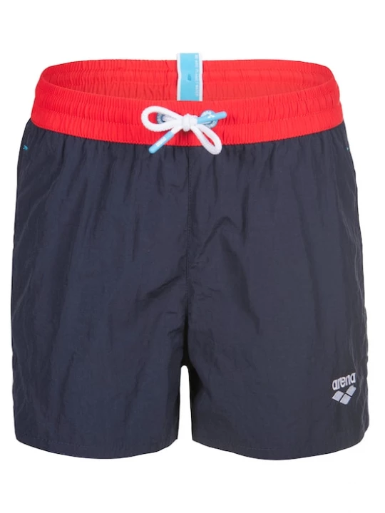 Foto van product ARENA Zwemshorts 'TAPES BEACH SHORT' donkerblauw / rood