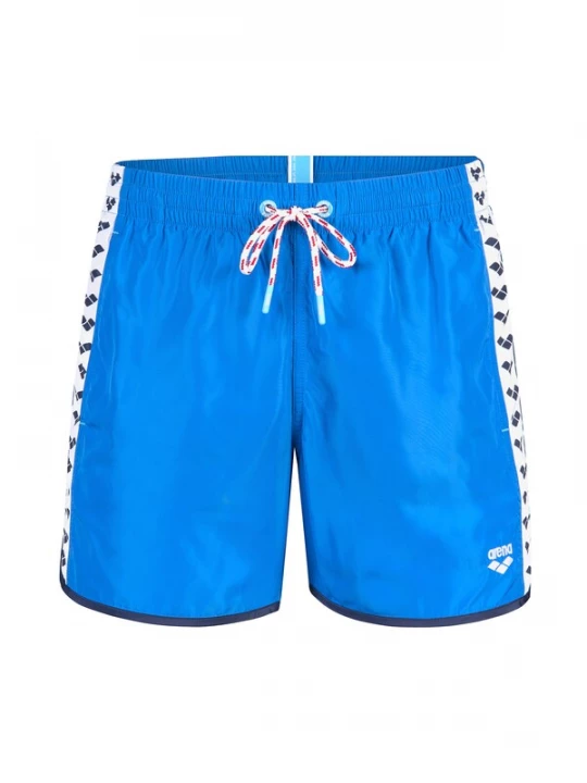 Foto van product ARENA Zwemshorts 'TEAM STRIPE' neonblauw / zwart / wit