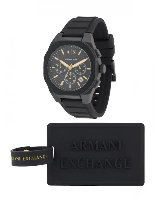 Foto van product ARMANI EXCHANGE Analoog horloge goud / zwart / wit