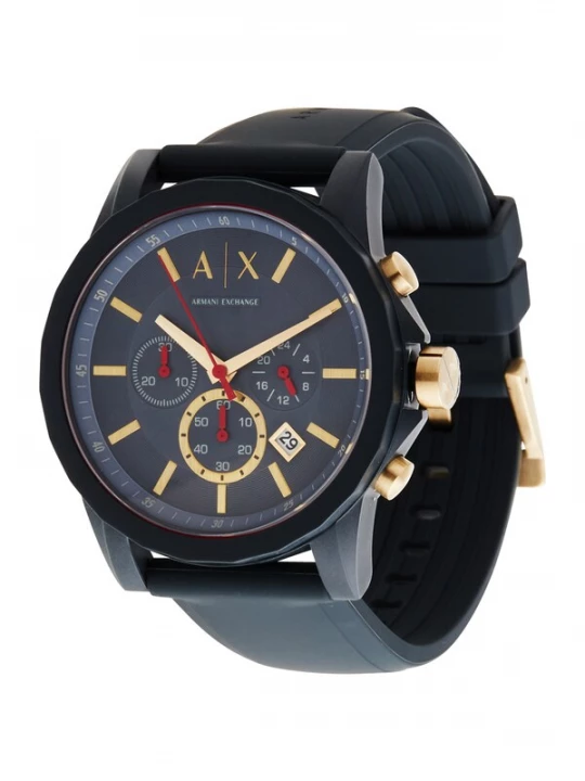 Foto van product ARMANI EXCHANGE Analoog horloge nachtblauw / goudgeel / vuurrood / wit
