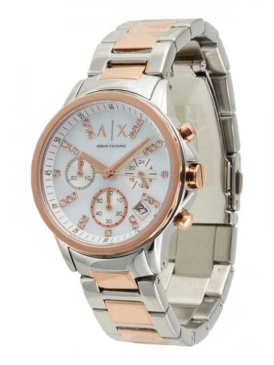Foto van product ARMANI EXCHANGE Analoog horloge rose-goud / zilver
