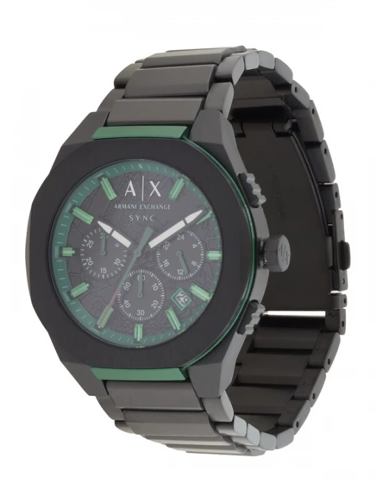Foto van product ARMANI EXCHANGE Analoog horloge 'Sync' groen / zwart