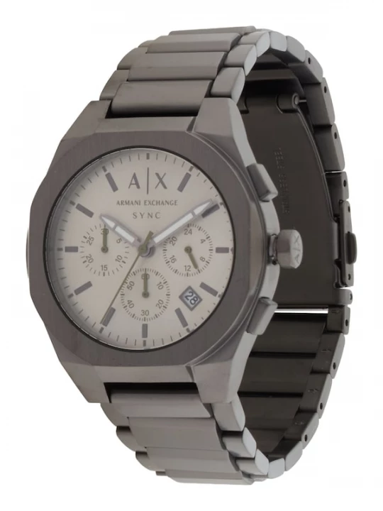 Foto van product ARMANI EXCHANGE Analoog horloge 'SYNC' zilvergrijs