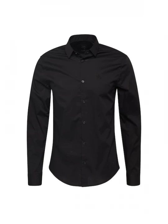 Foto van product ARMANI EXCHANGE Overhemd 'Tessuto' zwart
