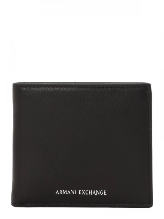 Foto van product ARMANI EXCHANGE Portemonnee zwart / zilver