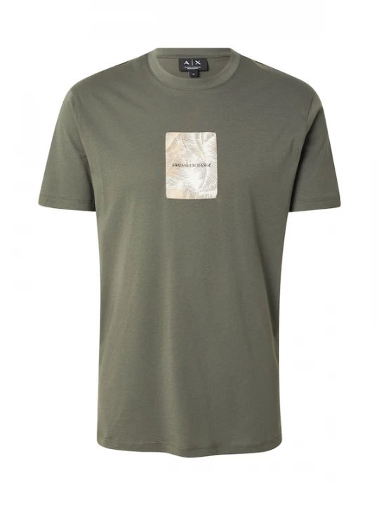 Foto van product ARMANI EXCHANGE Shirt camel / olijfgroen / wit