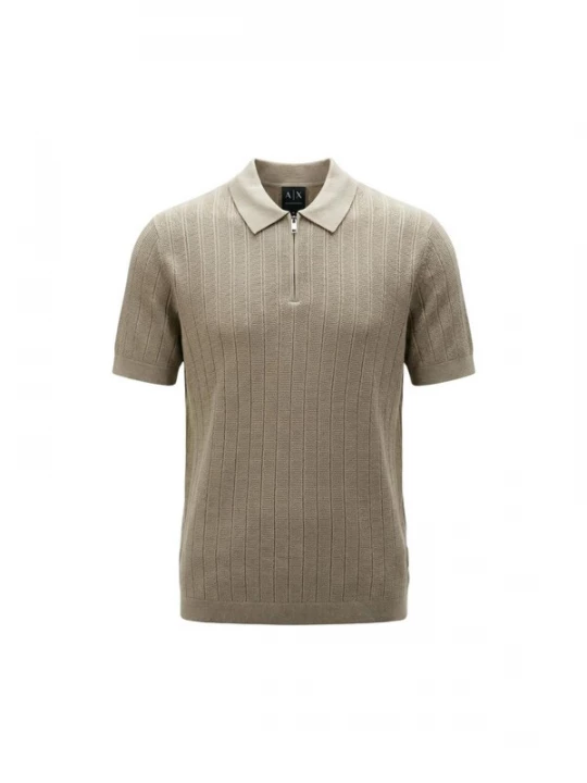 Foto van product ARMANI EXCHANGE Shirt 'KNIT POLO XM002438 AF22249' taupe