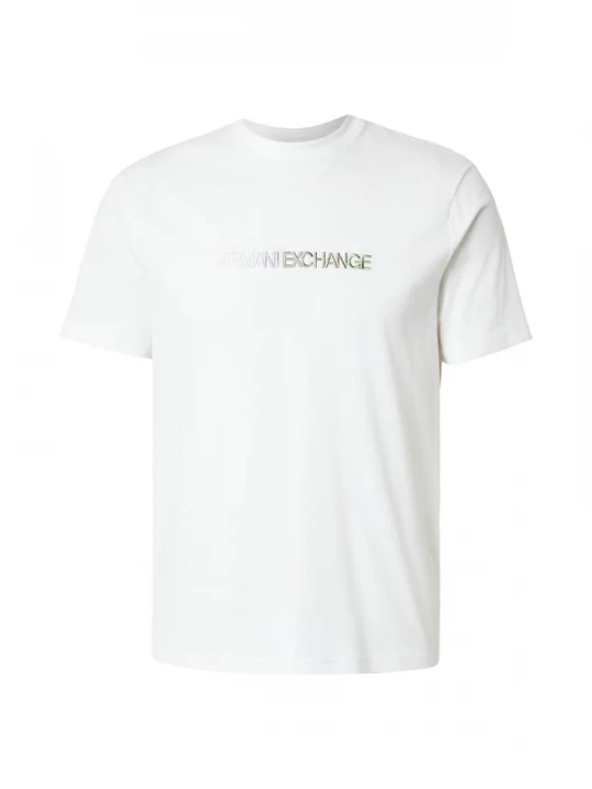Foto van product ARMANI EXCHANGE Shirt lichtblauw / bruin / groen / offwhite