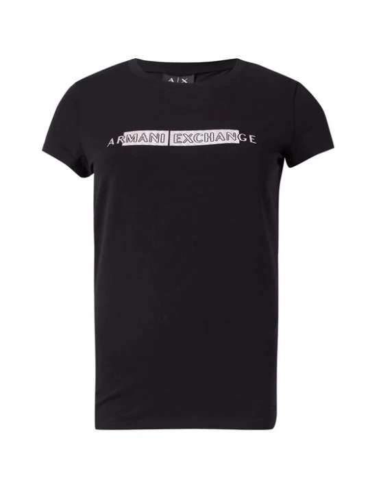 Foto van product ARMANI EXCHANGE Shirt rosa / zwart / wit