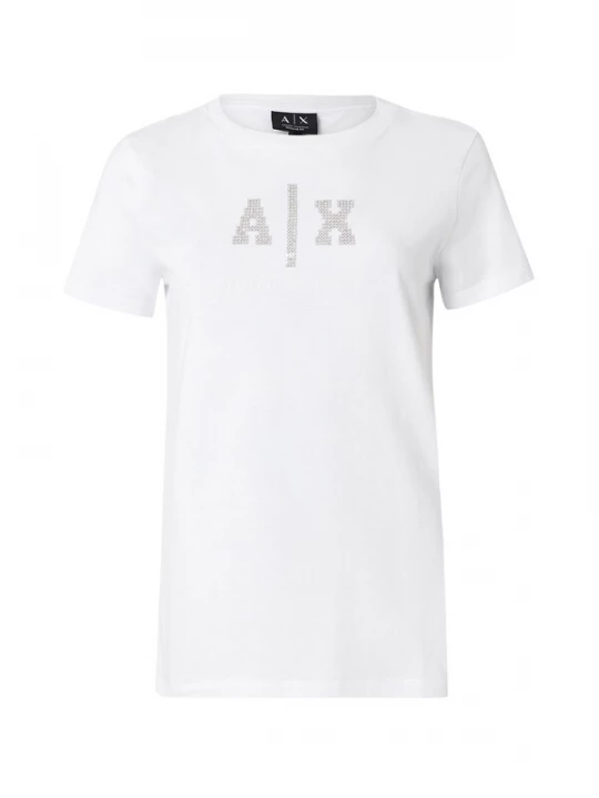 Foto van product ARMANI EXCHANGE Shirt zilver / transparant / wit