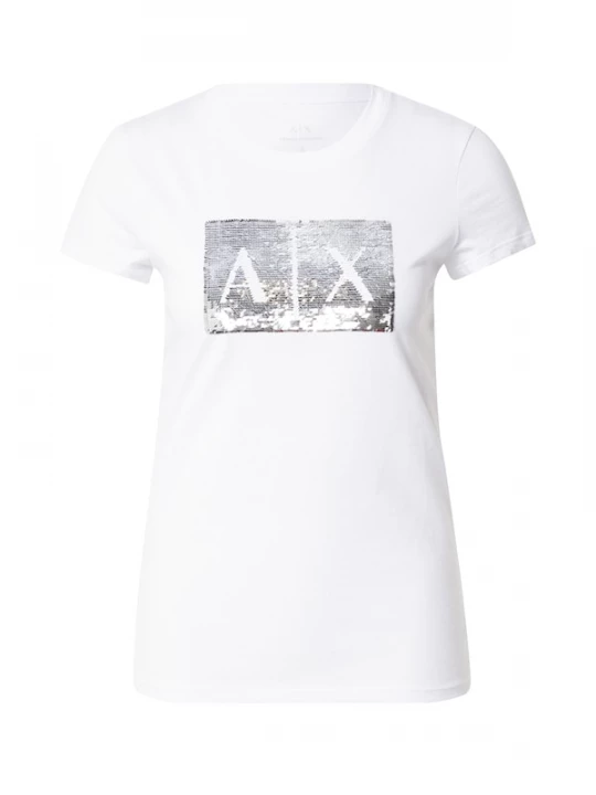 Foto van product ARMANI EXCHANGE Shirt zilver / wit