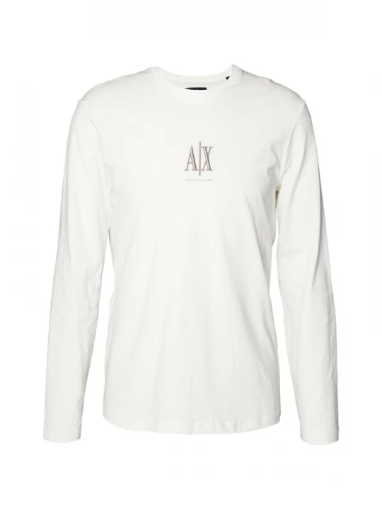 Foto van product ARMANI EXCHANGE Shirt zilvergrijs / wit