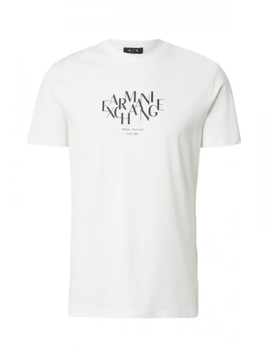 Foto van product ARMANI EXCHANGE Shirt zwart / offwhite