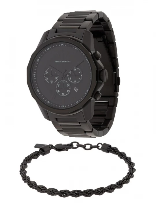Foto van product ARMANI EXCHANGE Sieraden set 'Banks' zwart