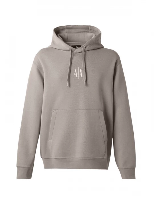 Foto van product ARMANI EXCHANGE Sweatshirt donkerbeige / wit