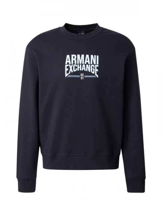 Foto van product ARMANI EXCHANGE Sweatshirt marine / hemelsblauw / wit