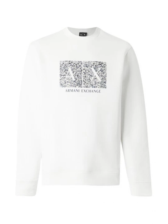 Foto van product ARMANI EXCHANGE Sweatshirt navy / duifblauw / offwhite