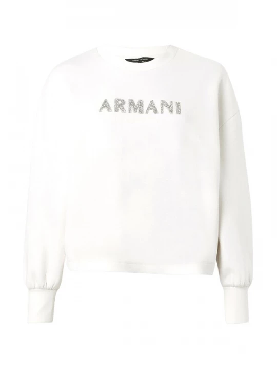 Foto van product ARMANI EXCHANGE Sweatshirt zilver / offwhite