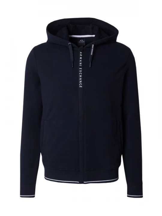 Foto van product ARMANI EXCHANGE Sweatvest nachtblauw / wit