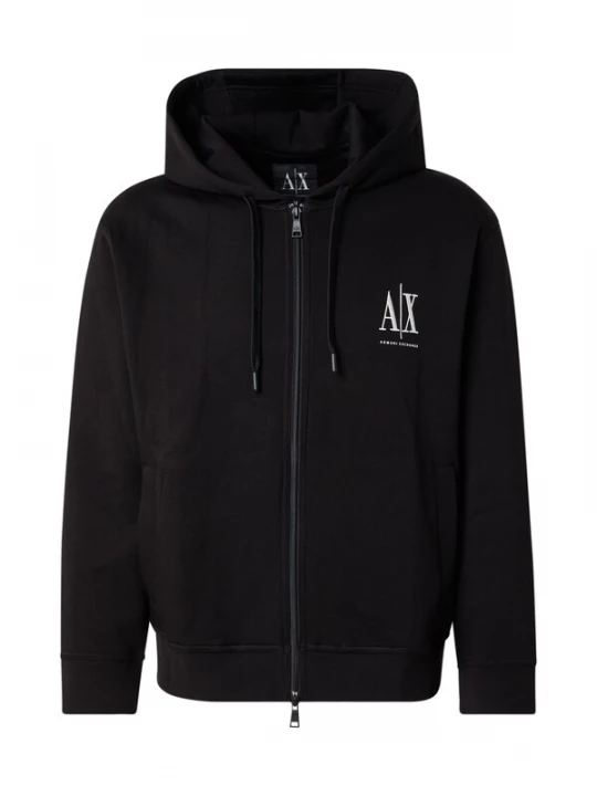 Foto van product ARMANI EXCHANGE Sweatvest zwart / wit