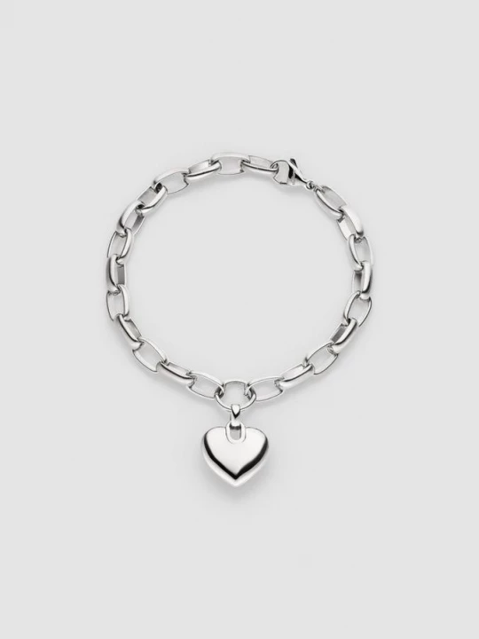 Foto van product Armband met hart bedel s.Oliver zilver