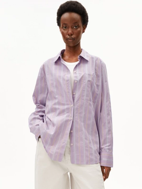 Foto van product ARMEDANGELS Blouse beige / sering / pastellila