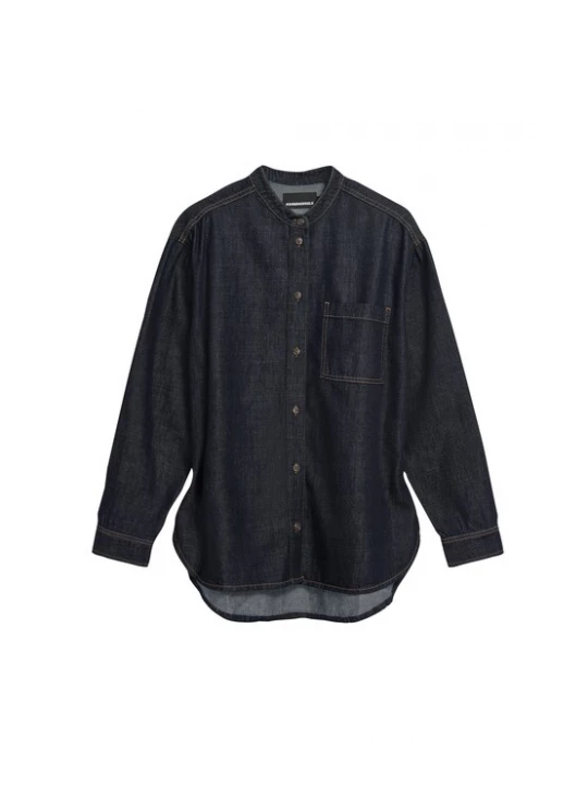 Foto van product ARMEDANGELS Blouse blauw denim