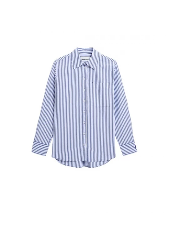 Foto van product ARMEDANGELS Blouse blauw / wit