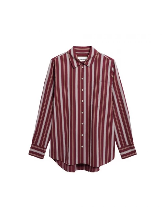 Foto van product ARMEDANGELS Blouse lichtbruin / greige / lichtgrijs / bordeaux