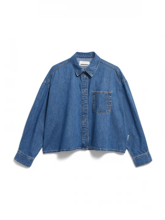 Foto van product ARMEDANGELS Blouse 'Nalaani' blauw denim